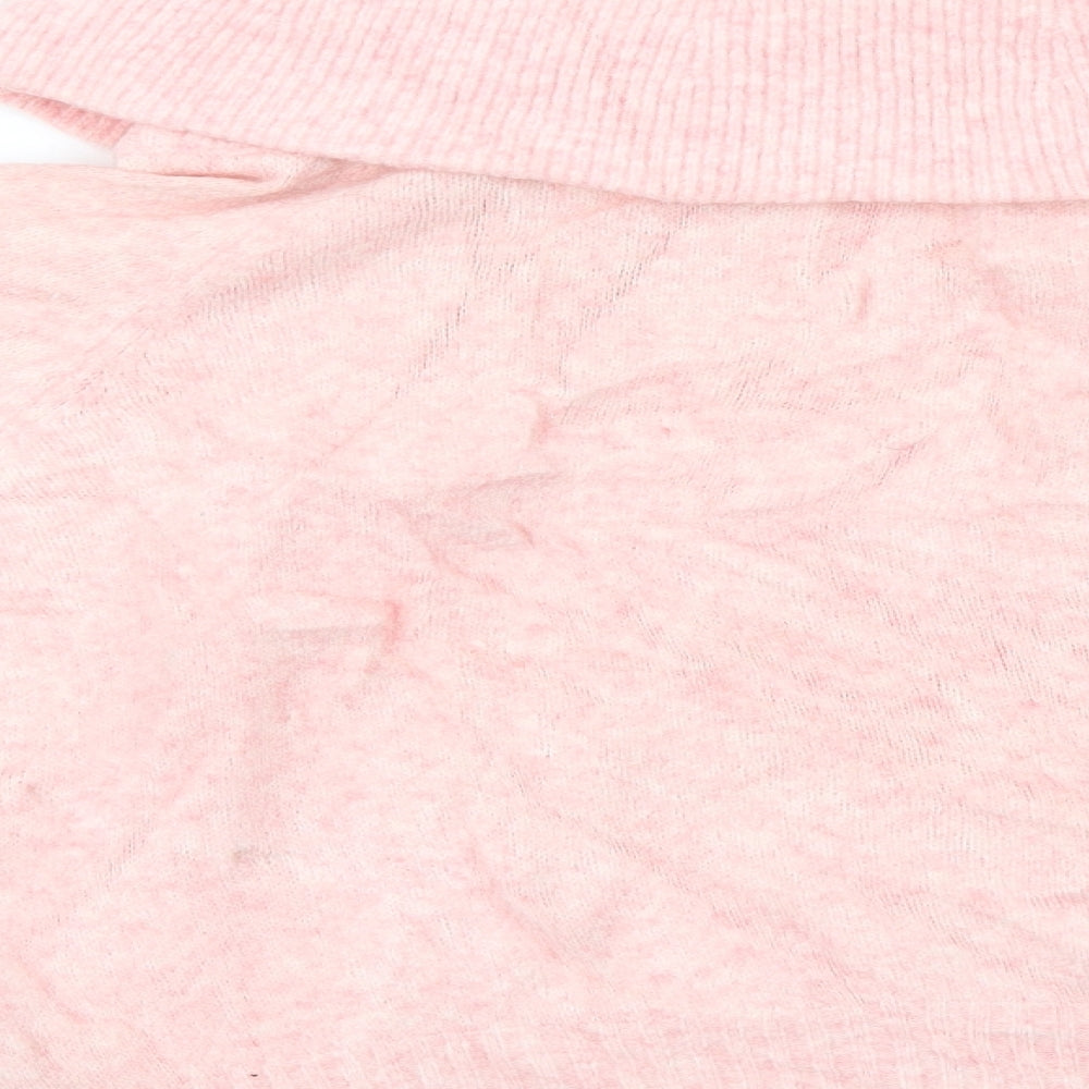 H&M Womens Pink Pullover Jumper Size M