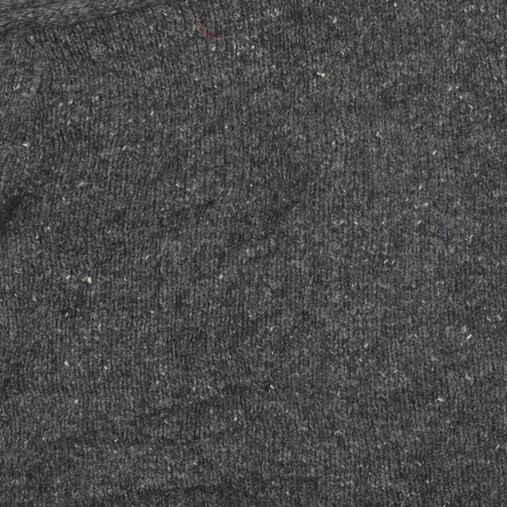 EWM Womens Grey Full Zip Jumper Size M