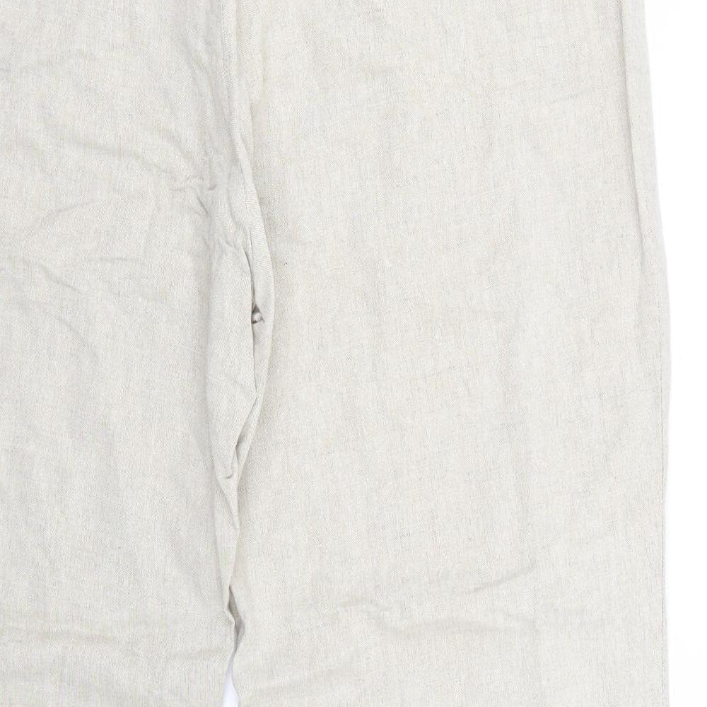 Bonmarché Womens Beige Trousers Size 18 L30 in