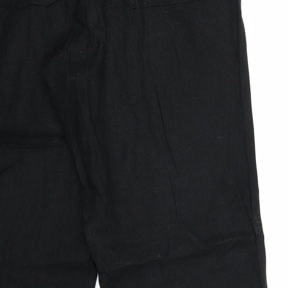 Marks and Spencer Womens Black Trousers Size 34 L28 in