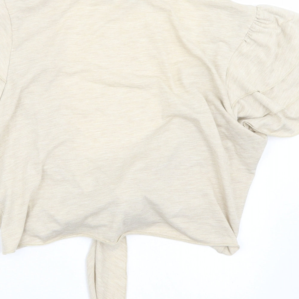 Per Una Womens Beige Cardigan Jumper Size 14