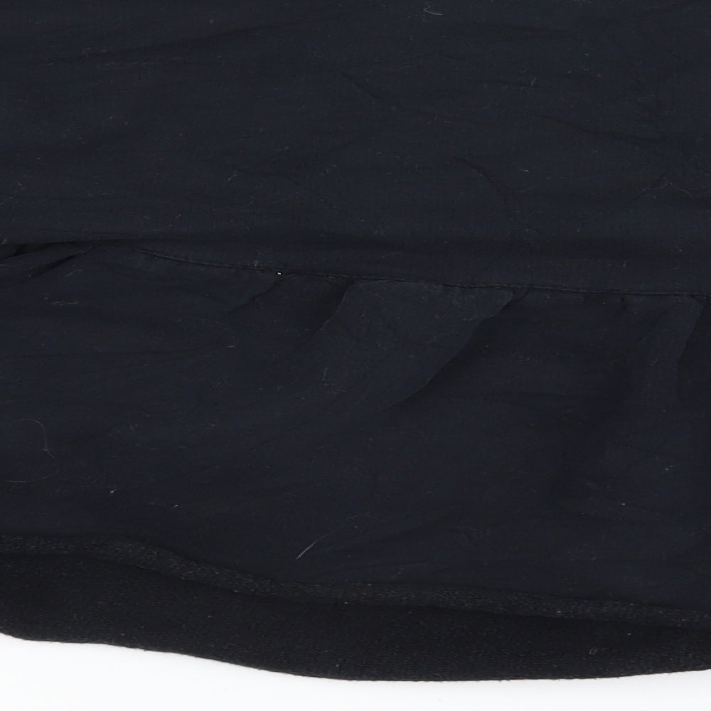 Zara Womens Black Pullover Sweatshirt Size S