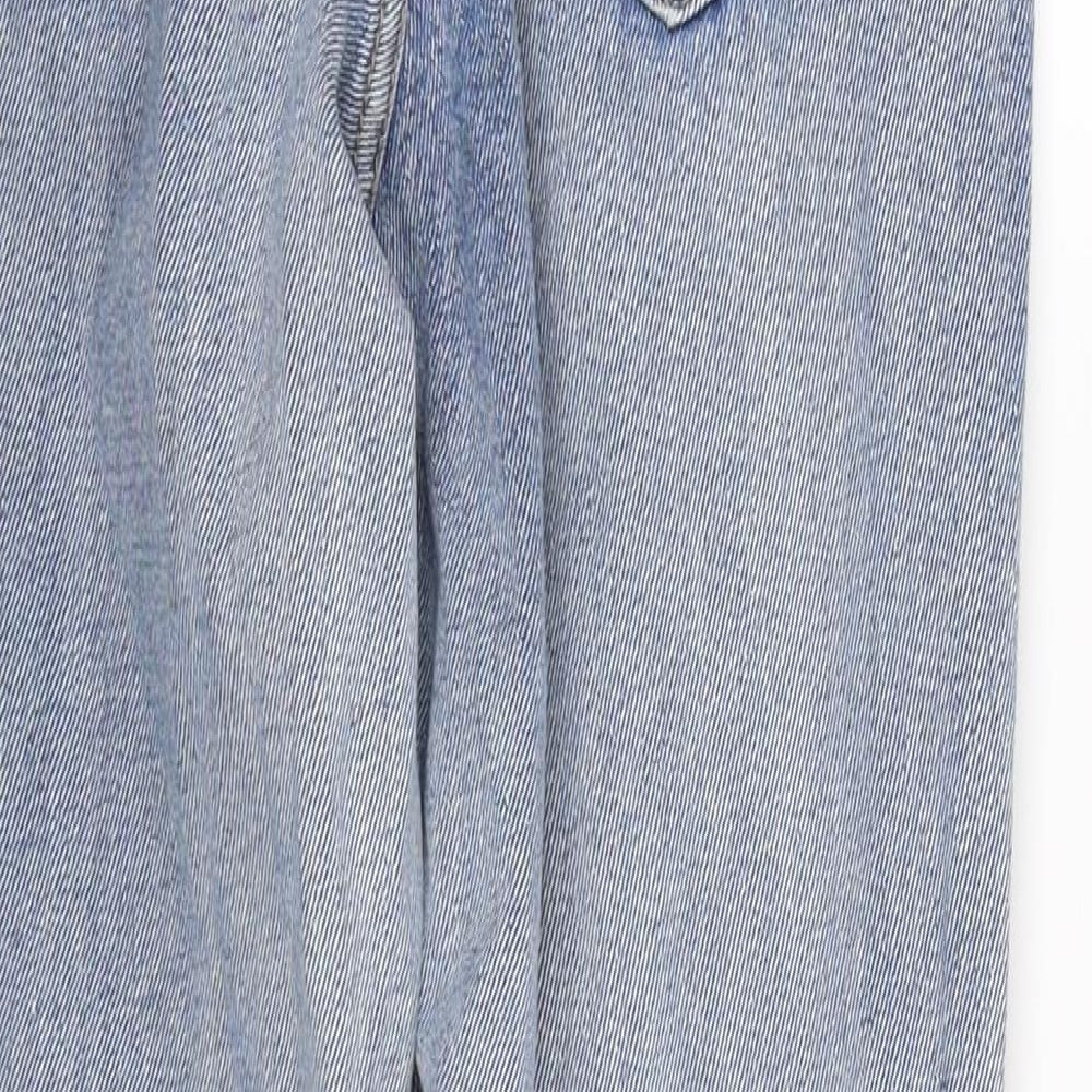 The Rockn Rev Womens Blue Denim Mom Jeans Size 8 L27 in