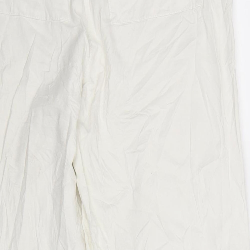 MAC Womens White Trousers Size 30 in L25 in