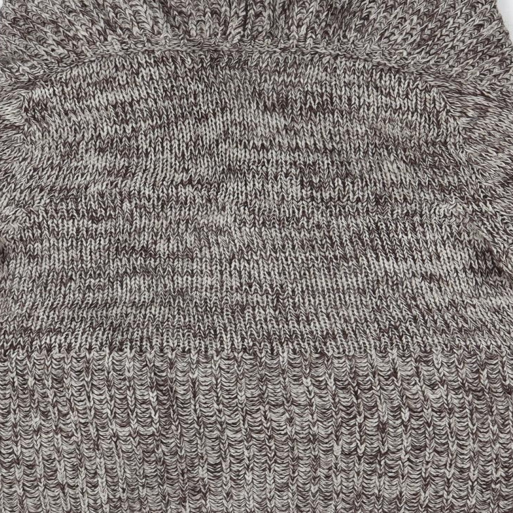 United Nations Womens Brown Cardigan Jumper Size S
