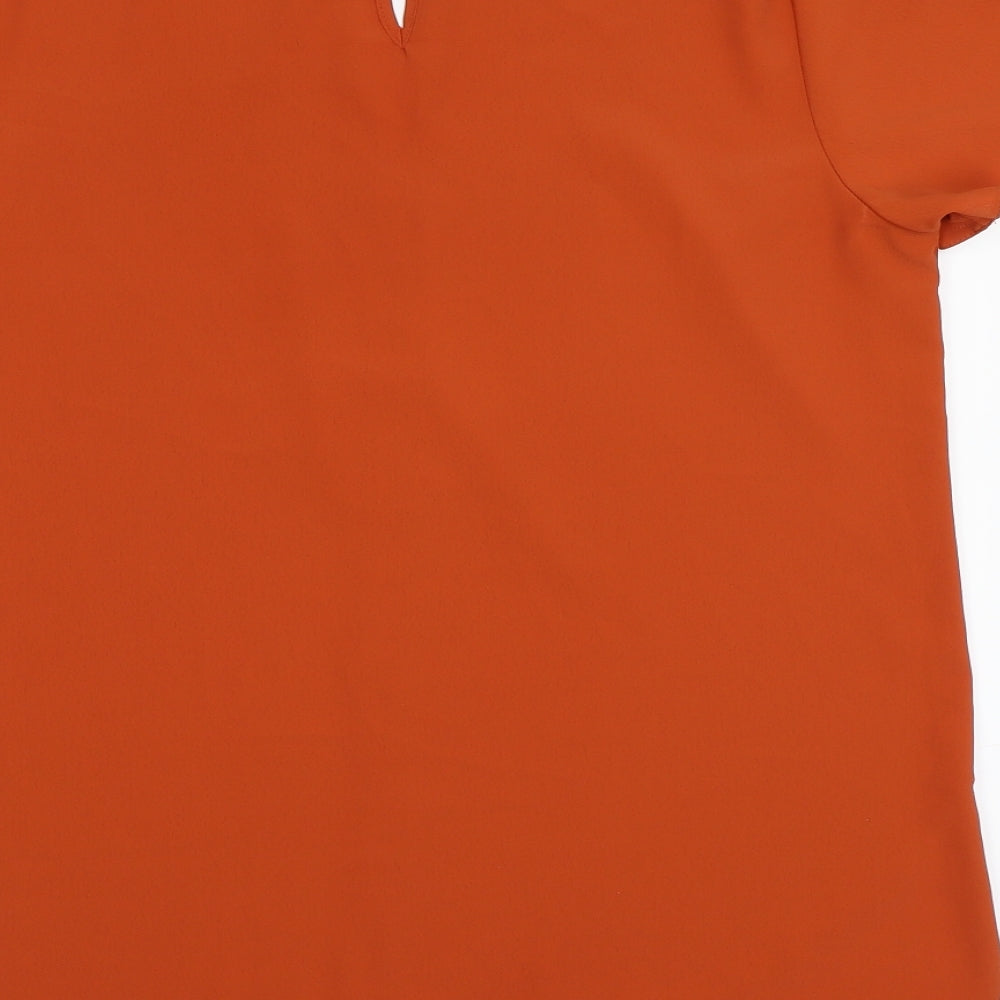 NEWLOOK Womens Brown Basic Blouse Size 14
