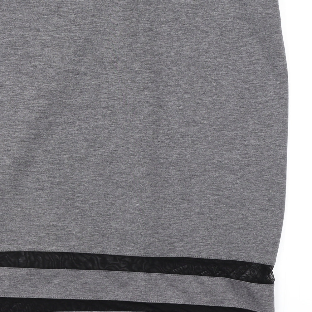 Divided by H&M Womens Grey A-Line Skirt Size L