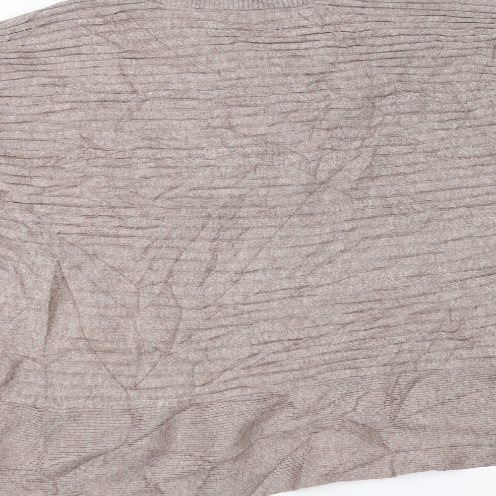 River Island Womens Brown Knit Pullover Jumper Size XS