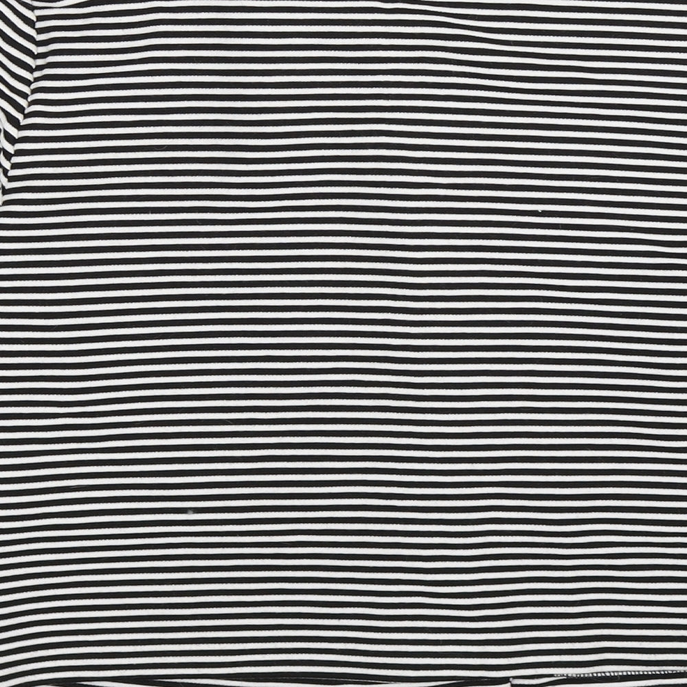 Papaya Womens Black Striped Jacket Size 14