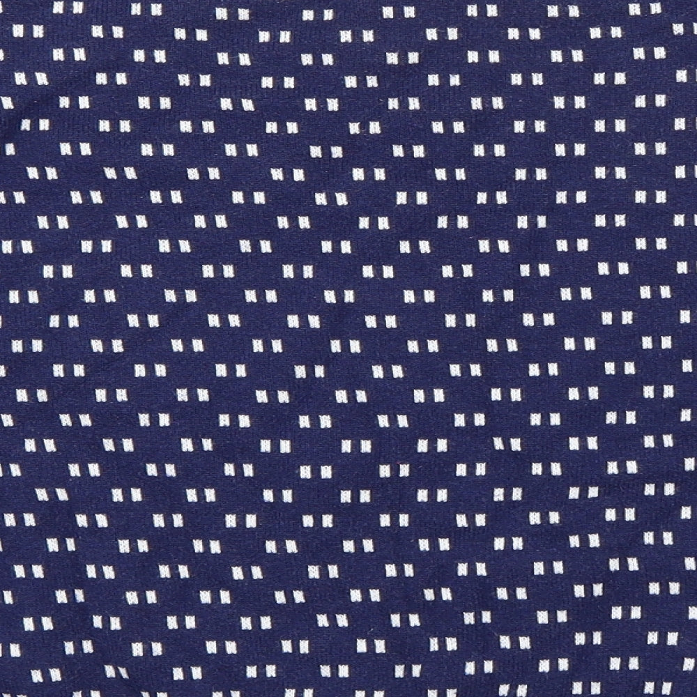 NEXT Womens Blue Polka Dot Pullover Jumper Size 16