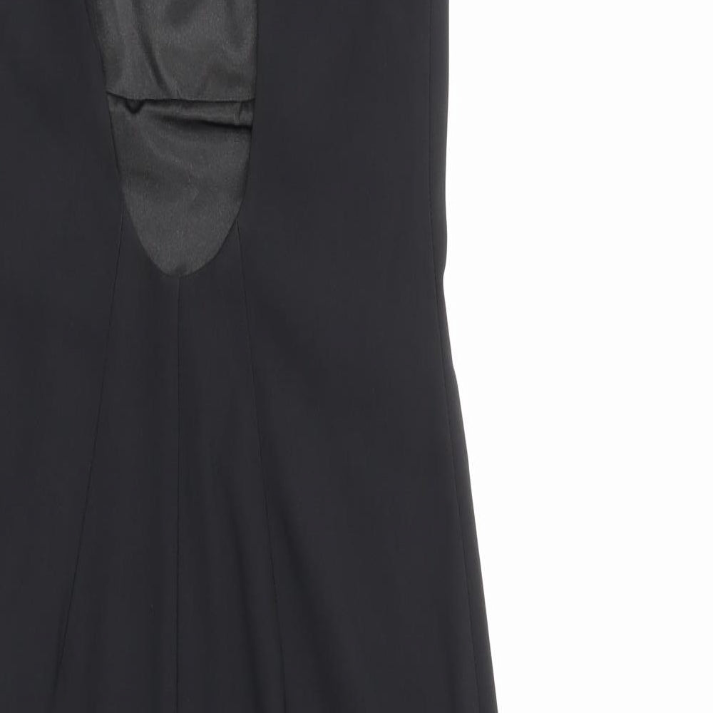 Teatro Womens Black A-Line Size 8