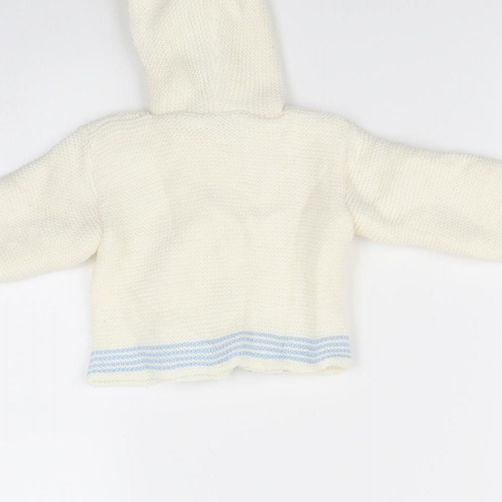 Zip Zap Baby Ivory Cardigan Jumper Size 0-3 Months