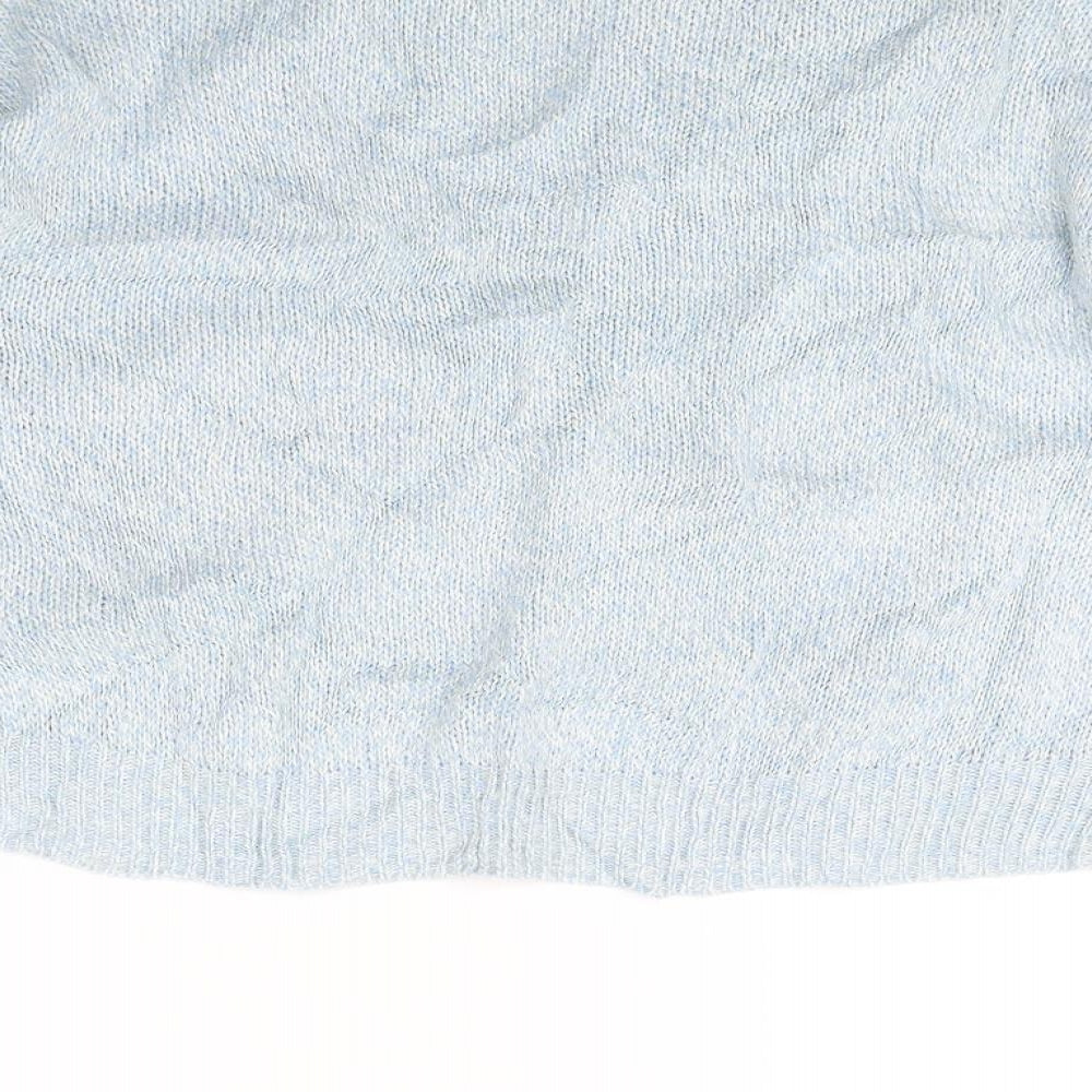 Divided Womens Blue Pullover Jumper Size L