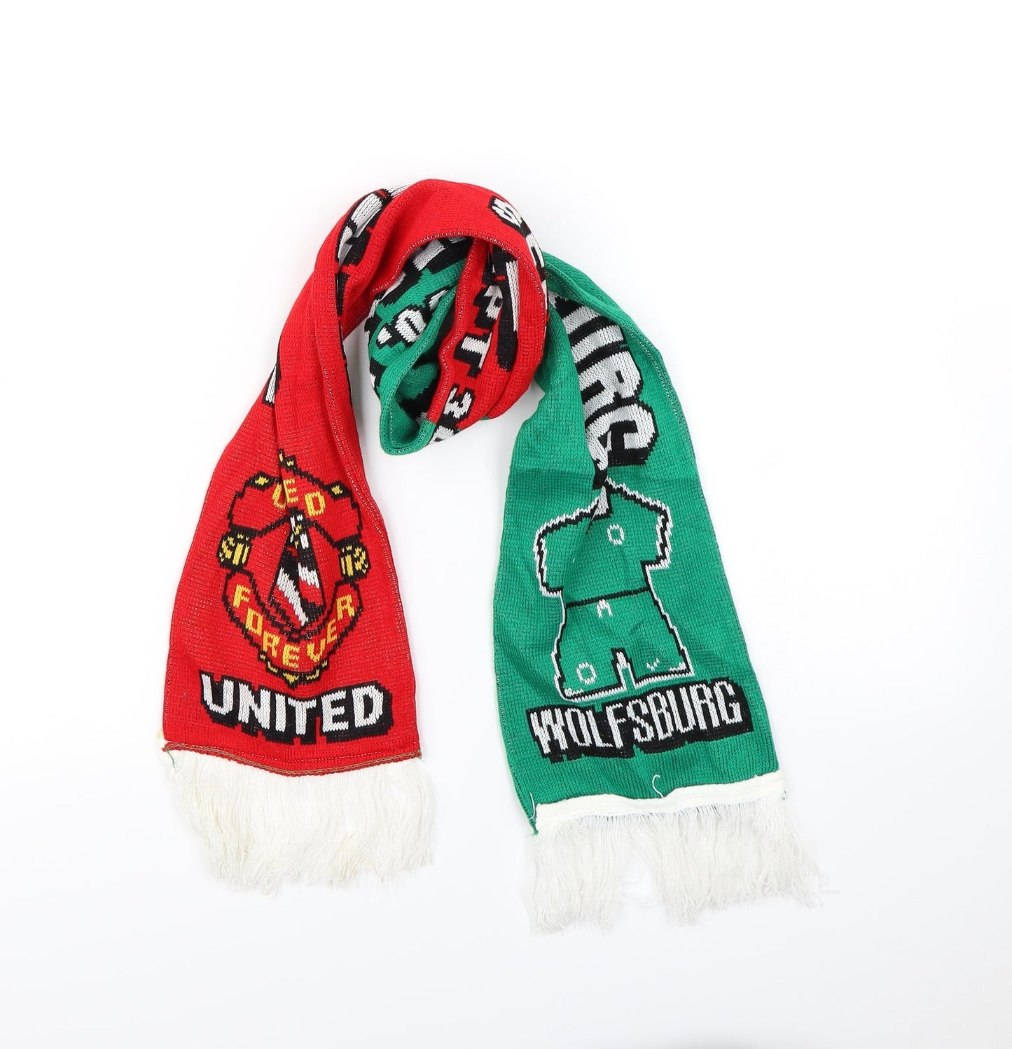 man united Mens Red Scarf One Size - Man United