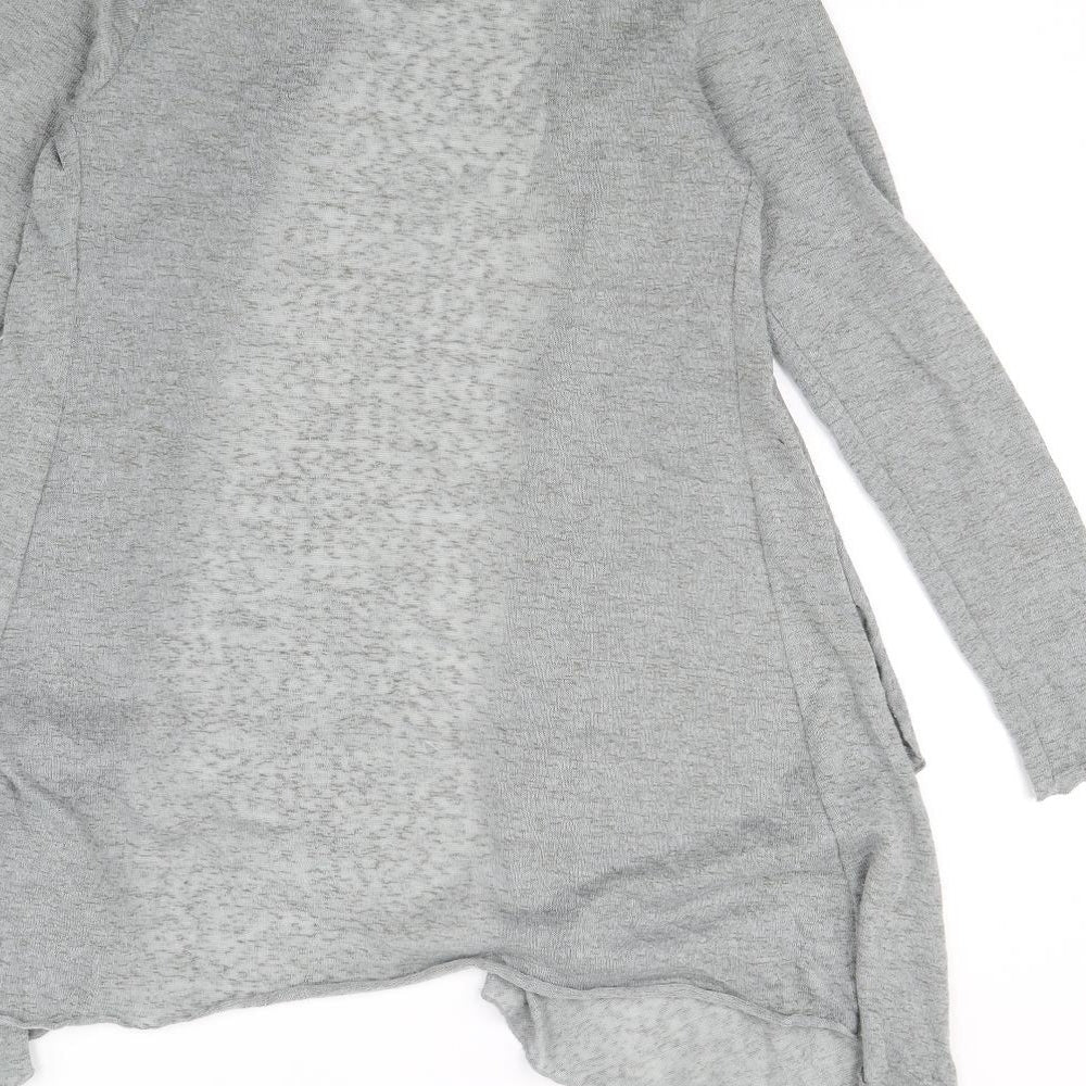 COTTON CLUB Womens Grey Cardigan Jumper Size 12