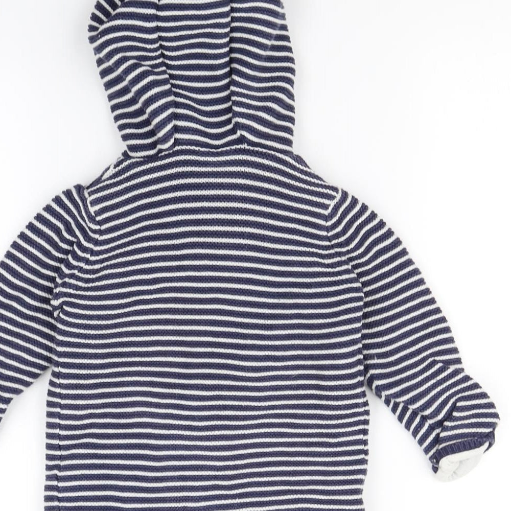Fred & flo Baby Blue Striped Jacket Size 9-12 Months