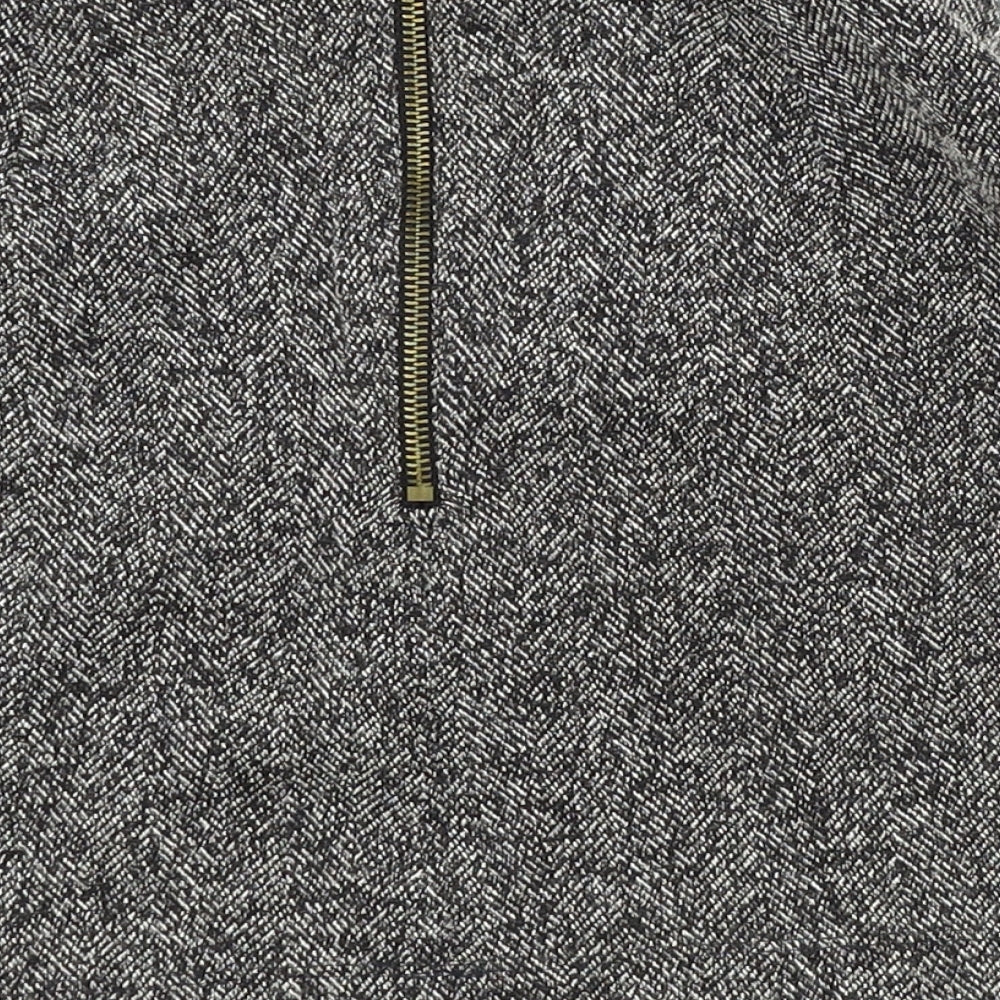 Topshop Womens Black A-Line Skirt Size 6