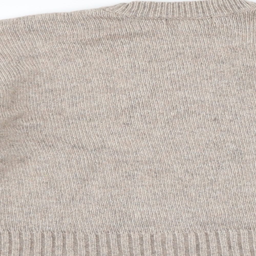 New Look Womens Grey Pullover Jumper Size S - cropped