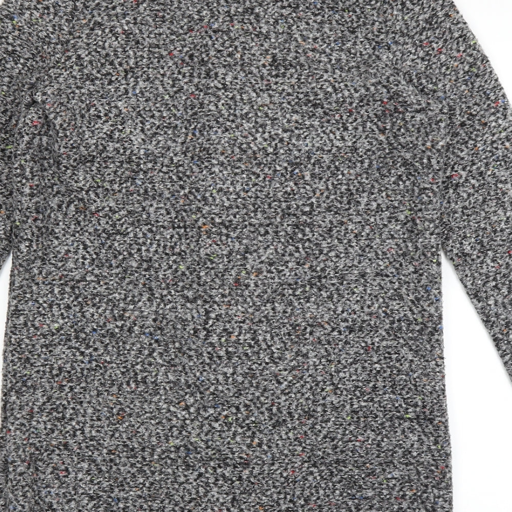 F&F Womens Grey Cardigan Jumper Size 6