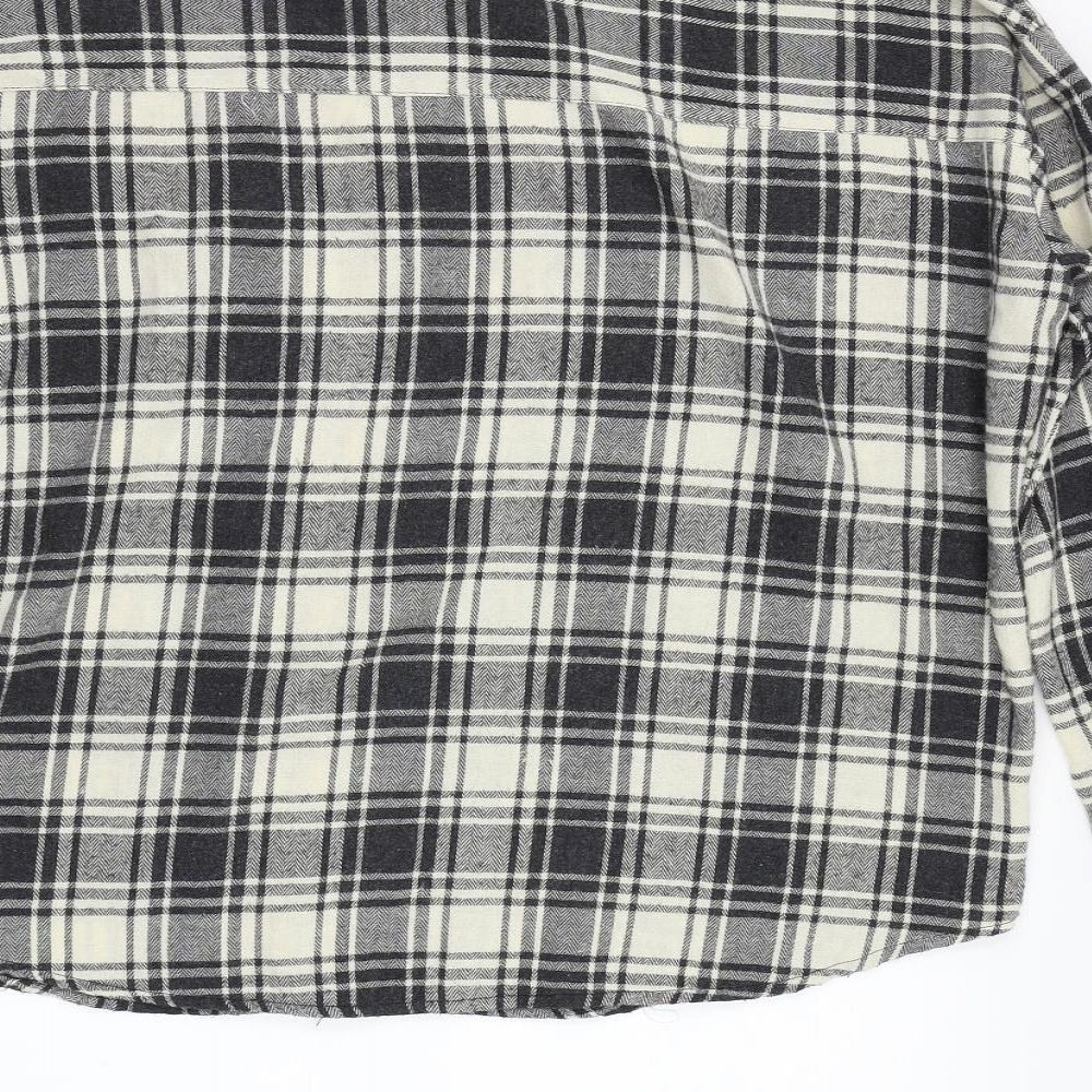 HEARTBREAK Womens Multicoloured Check Basic Button-Up Size 8