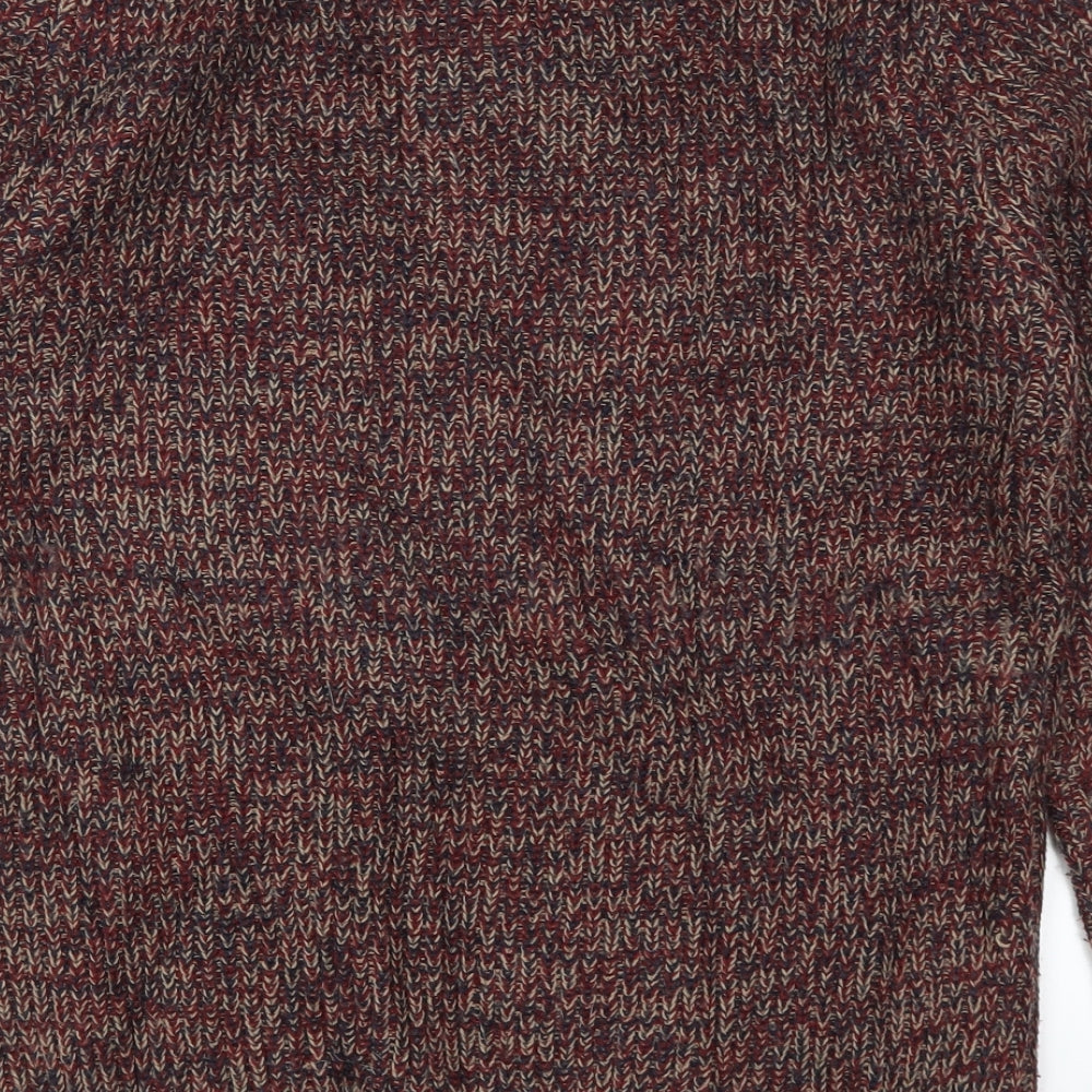 George Womens Red Pullover Jumper Size S