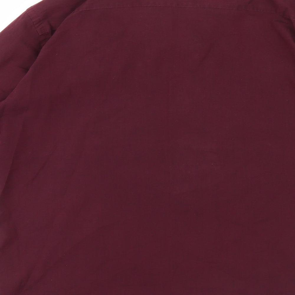 F&F Mens Purple Button-Up Size 15.5