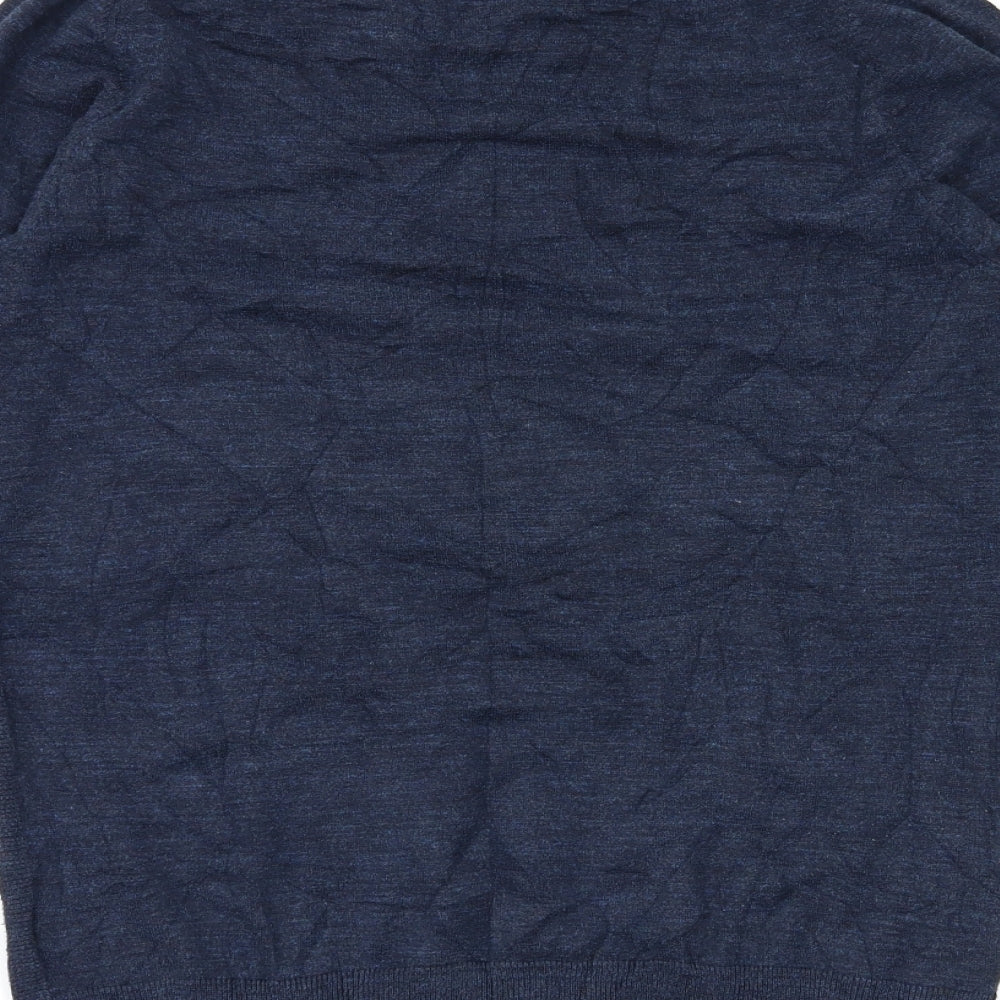 next Mens Blue Pullover Sweatshirt Size S