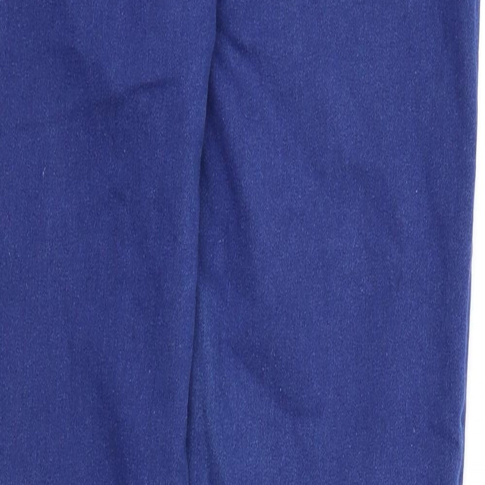 Denim & Co. Womens Blue Jegging Trousers Size 8 L30 in - Stretch waistband