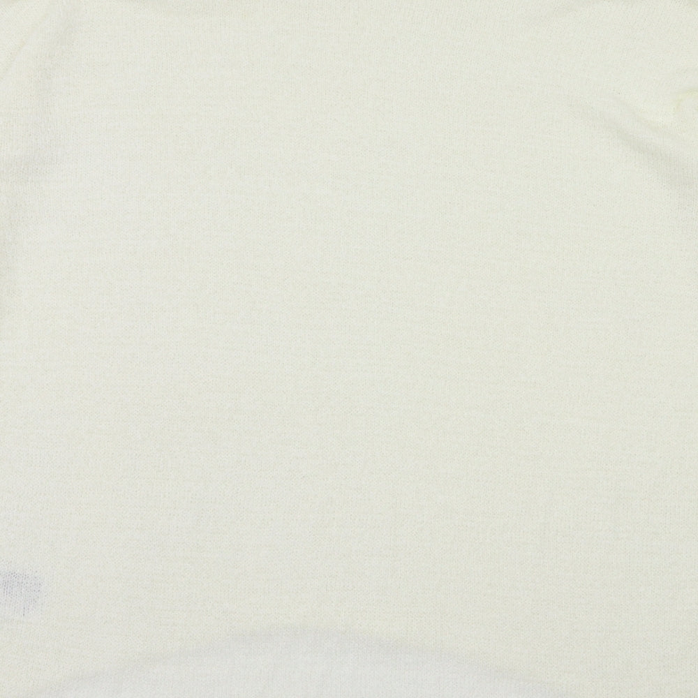 H&M Womens Ivory Basic Blouse Size M
