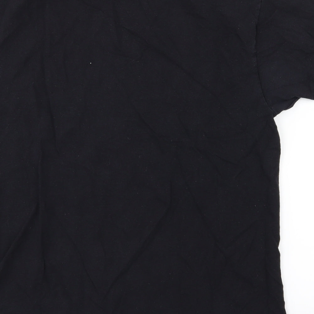 Jack Daniels Mens Black Jersey T-Shirt Size M