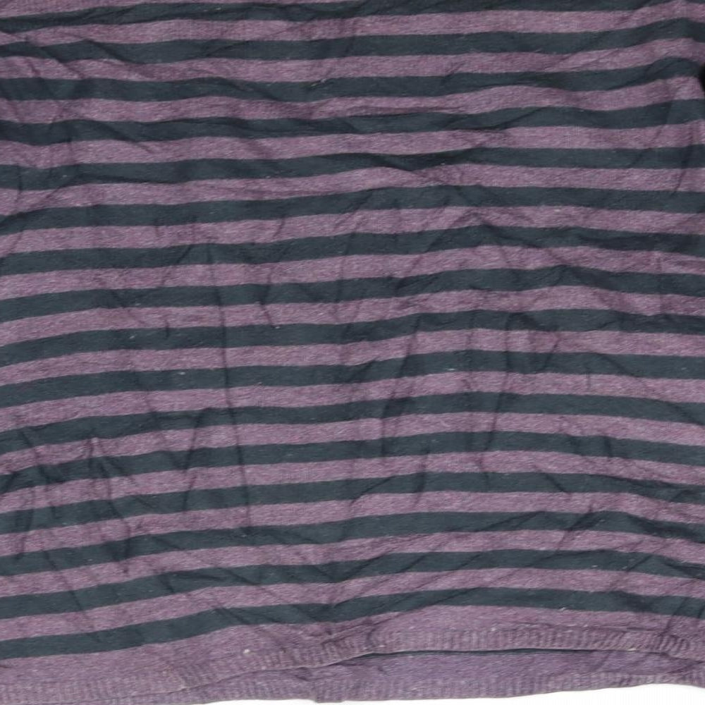 adelaide street Womens Blue Striped Pullover Jumper Size M