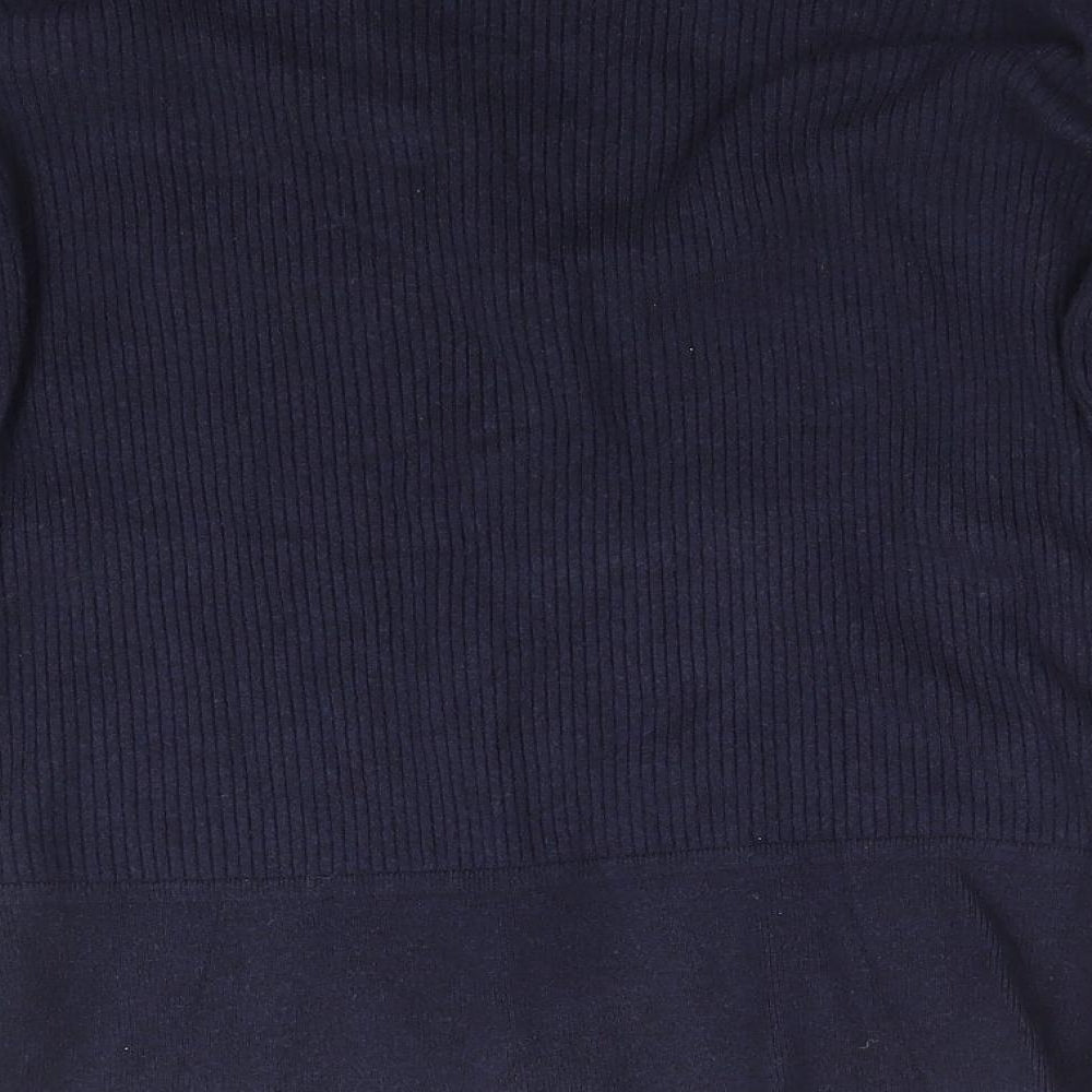 Preworn Womens Blue Knit Pullover Jumper Size S