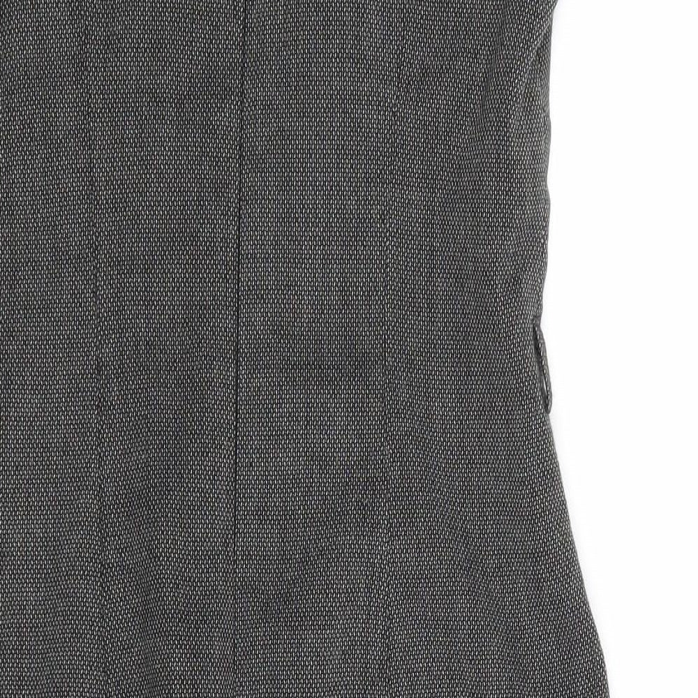 Sophie Grey Womens Grey A-Line Size 10