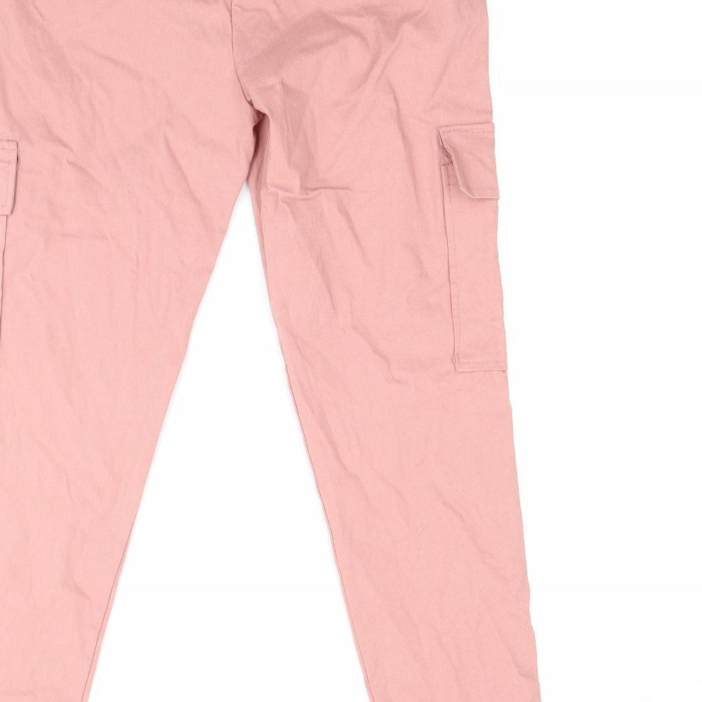 Preworn Girls Pink Jogger Trousers Size XL