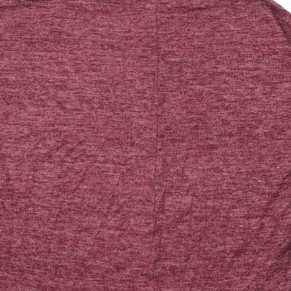 Primark Womens Red Knit Pullover Jumper Size 12