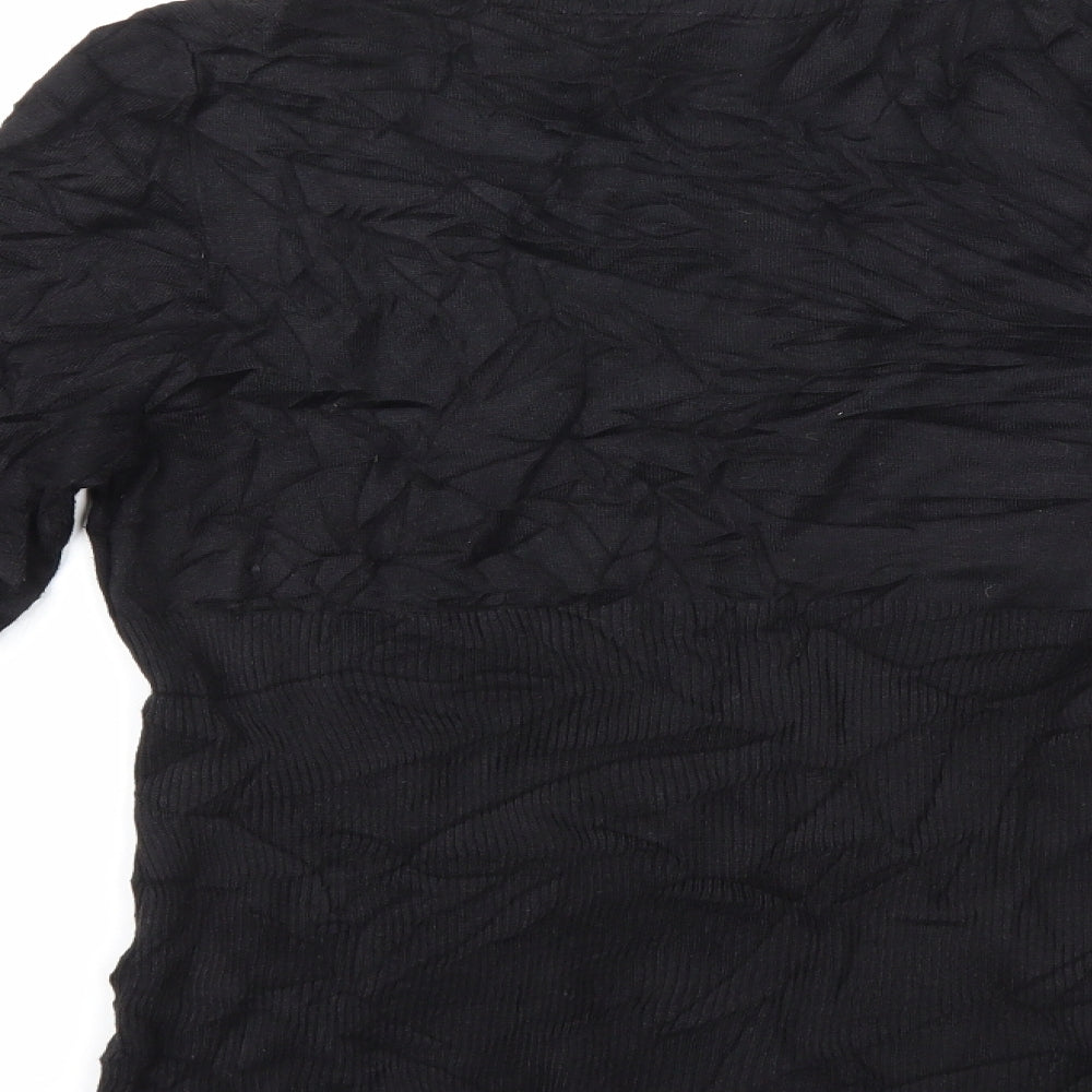 Max Studio Womens Black Knit Pullover Jumper Size M
