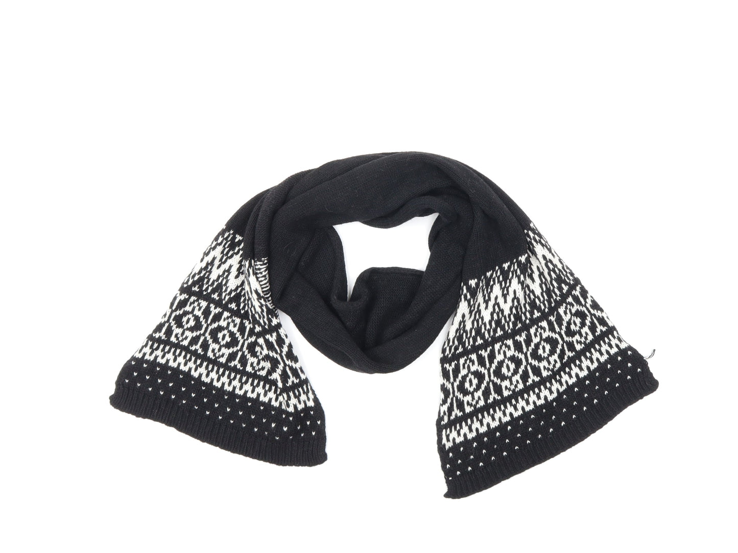 United Colours of Benetton Womens Black Scarf