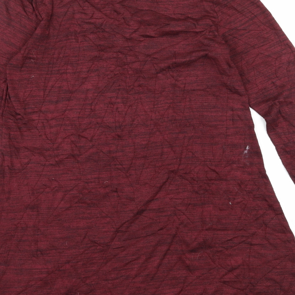 Divided by H&M Womens Red Jersey Skater Dress Size 10