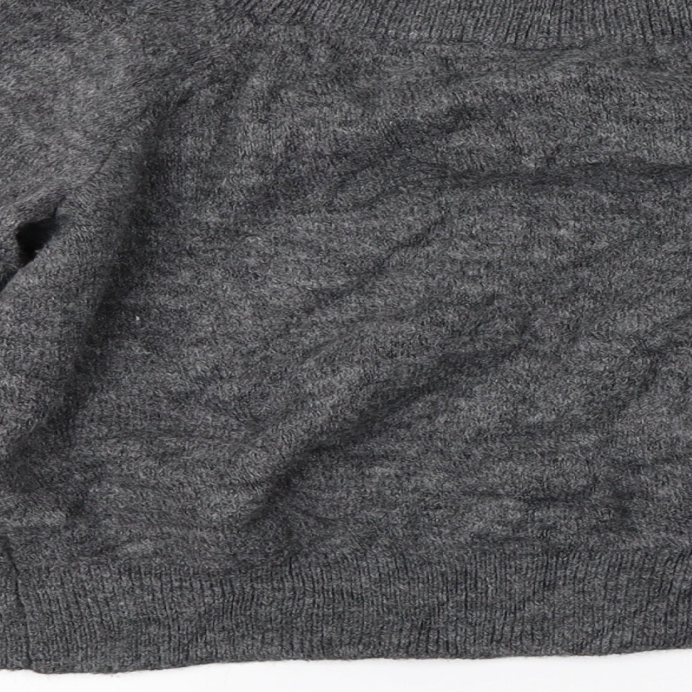 H&M Womens Grey Pullover Jumper Size S