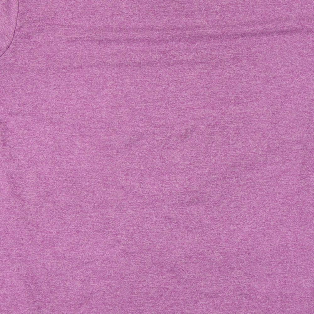 Lee Cooper Womens Pink Basic T-Shirt Size 12
