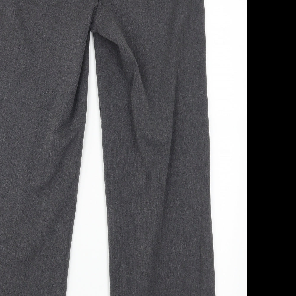 slimma Womens Grey Trousers Size 10 L28 in
