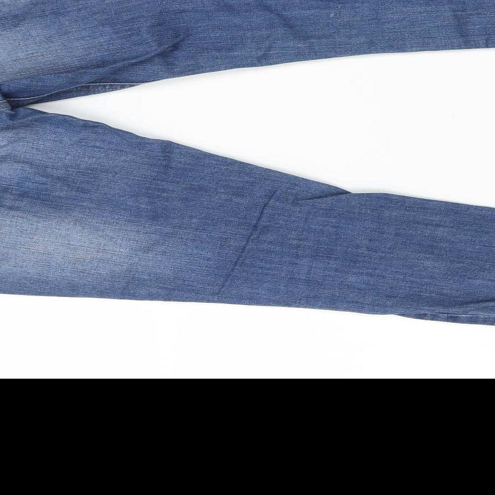 NEXT Womens Blue Skinny Jeans Size 10 L25 in