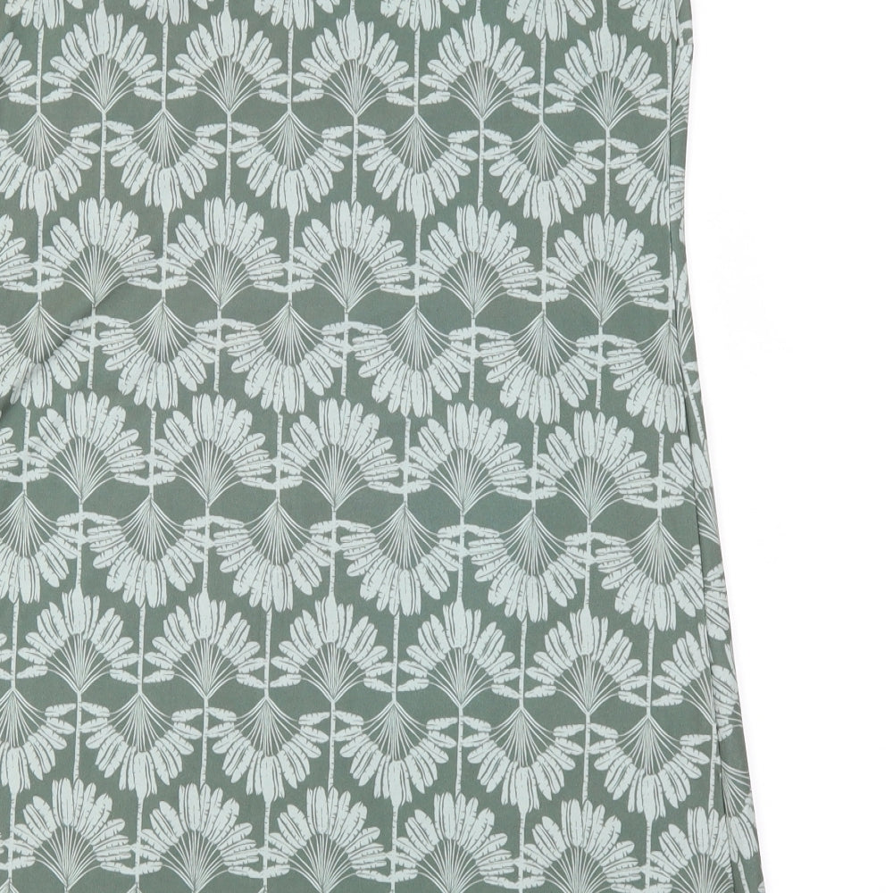 Primark Womens Green Floral Mini Size M