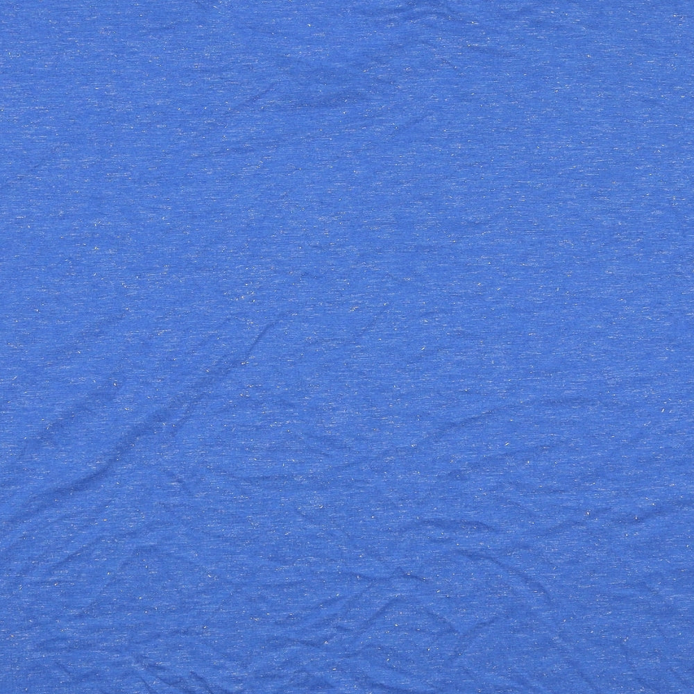 Preworn Womens Blue Basic T-Shirt Size 24