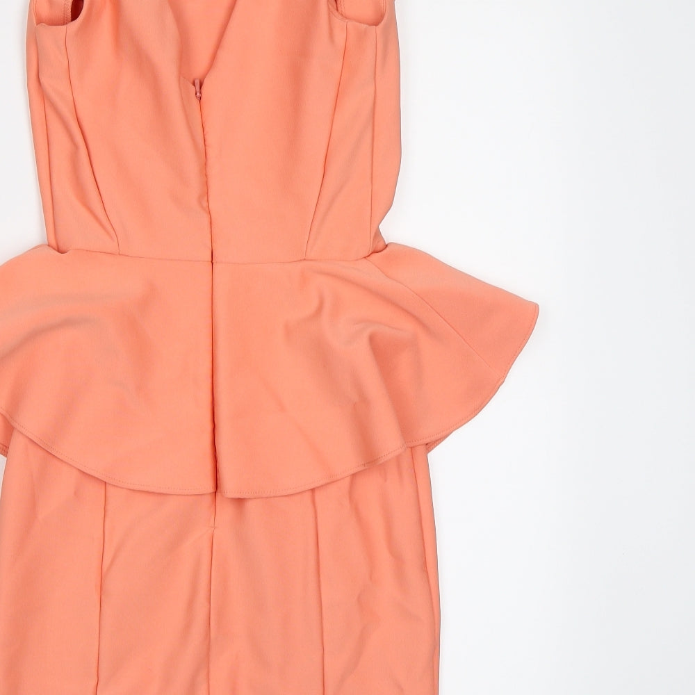Topshop Womens Pink Bodycon Size 6