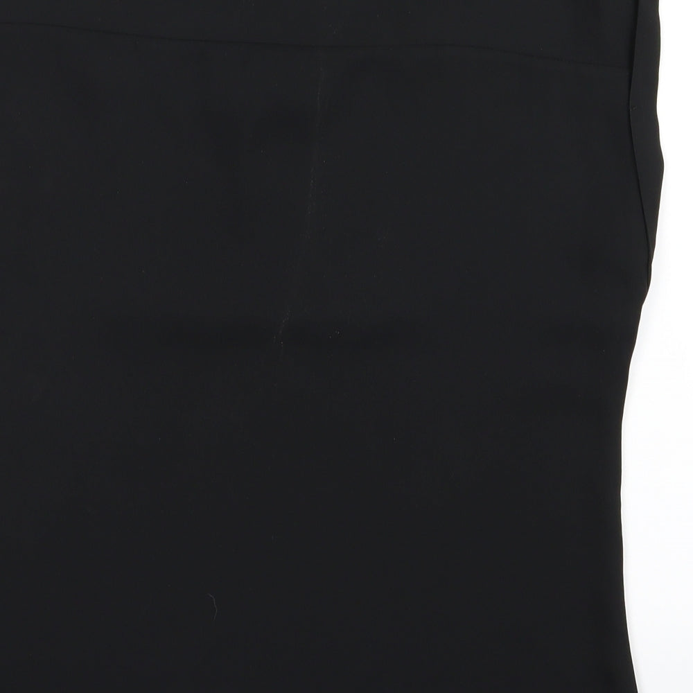 NEXT Womens Black Basic Button-Up Size 10