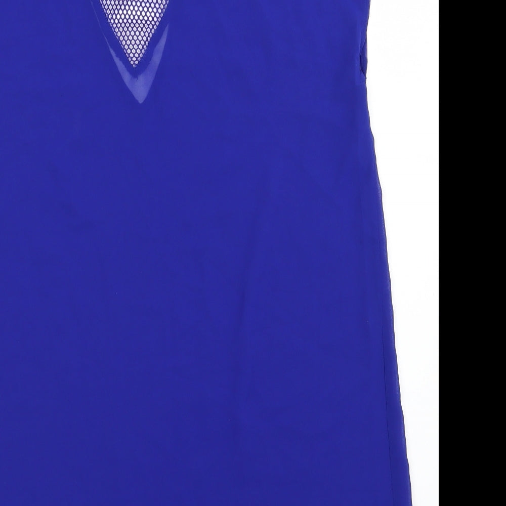 River Island Womens Blue Basic Tank Size L