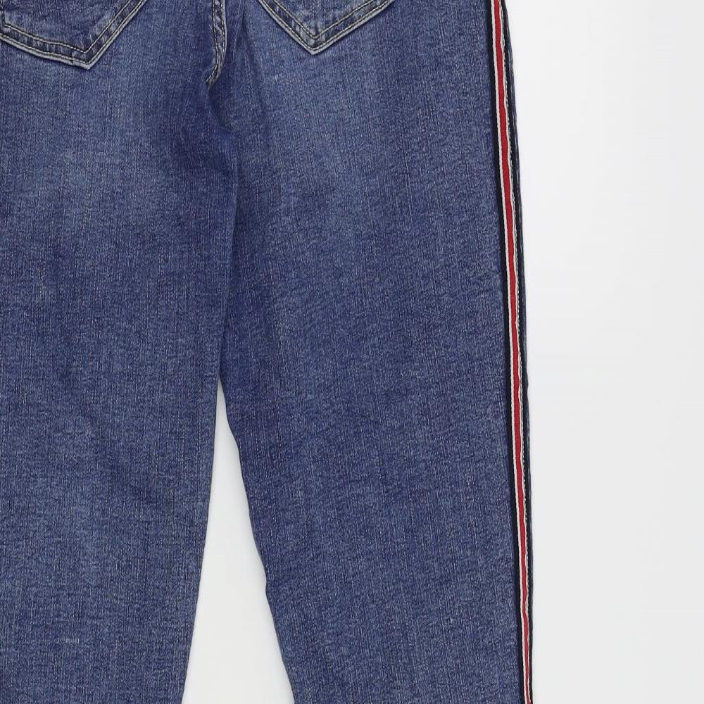 Only Womens Blue Cropped Jeans Size 31 in L32 in - side detailing