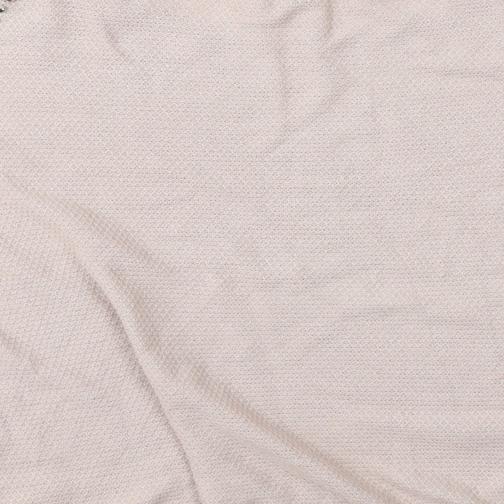 Warehouse Womens Pink Pullover Jumper Size M - Studs on sholder