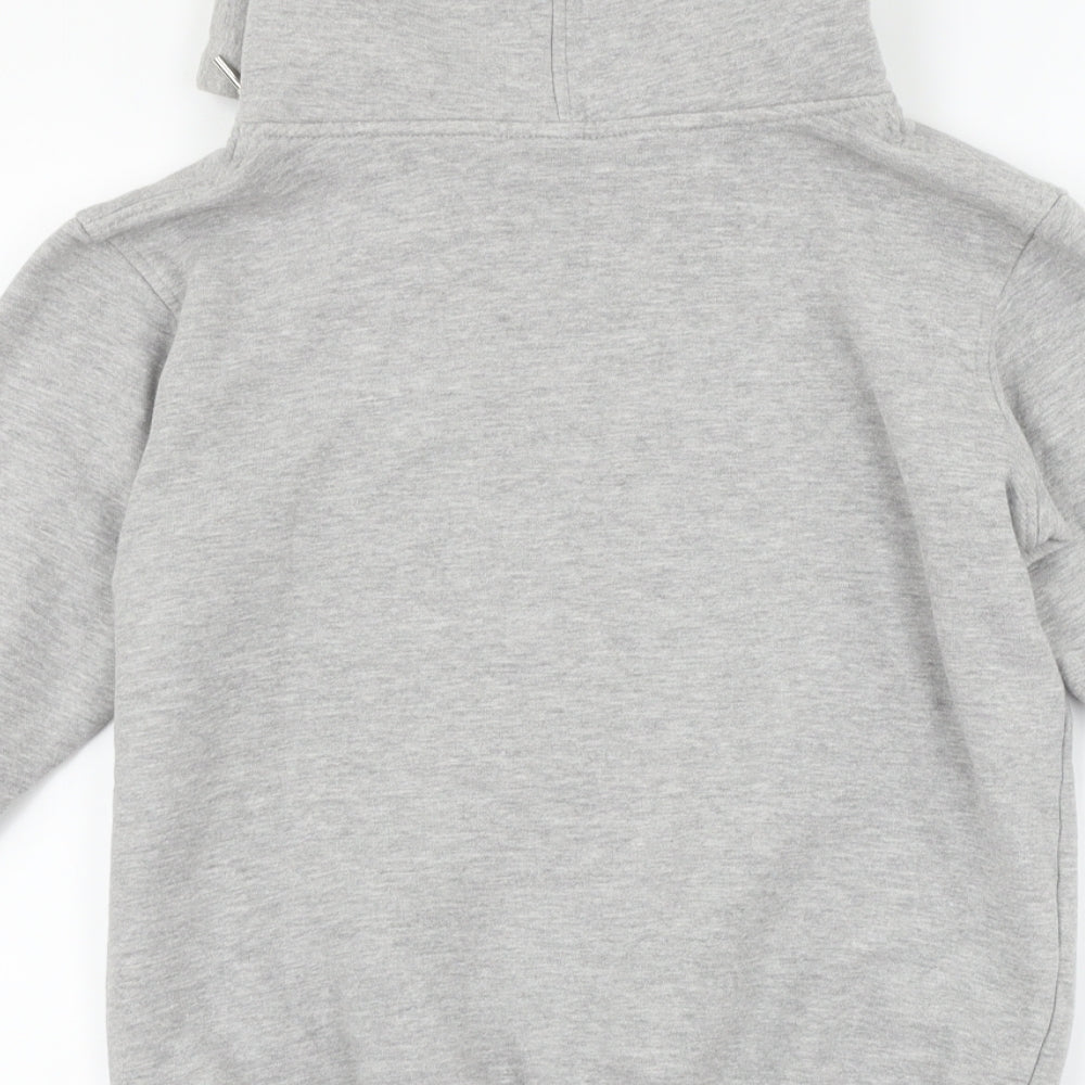 Mogul Mens Grey Pullover Hoodie Size S
